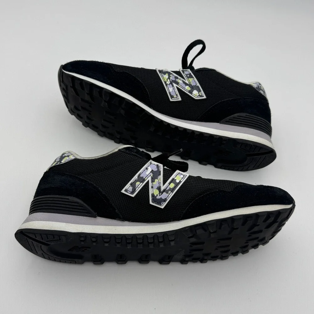 New Balance 515 V3 Womens Sneakers Black Nightshade Floral WL515AC3 Size 10